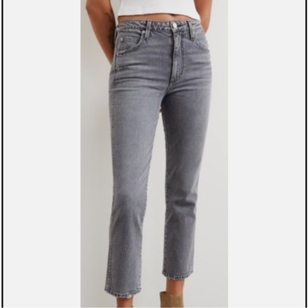 Amo Chloe Crop Grey Skies